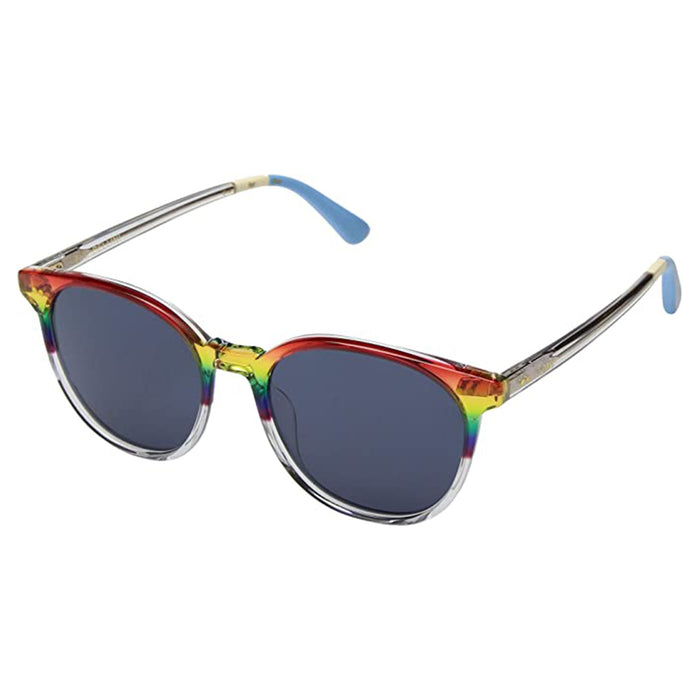 TOMS Unisex Rainbow Gradient Frame Indigo Lens Non-Polarized Bellini Round Sunglasses - 10013984