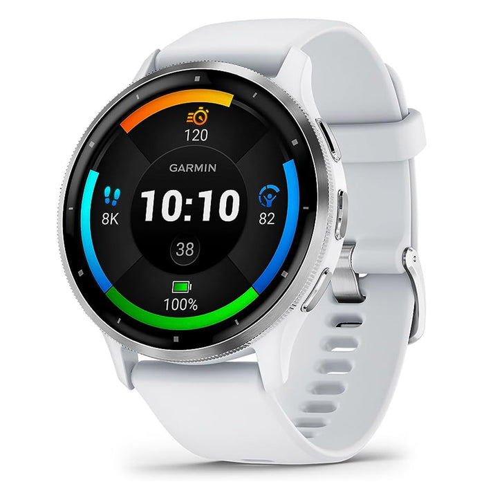Garmin Venu 3 Whitestone AMOLED Display Advanced Health and Fitness Features Up to 14 Days of Battery GPS Smartwatch - 010-02784-00