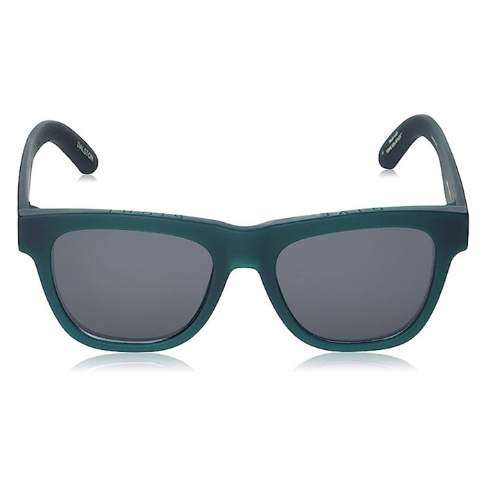 TOMS Men's Matte Deep Forest Frame Dark Grey Lens Traveler Dalston Sunglasses - 10016105