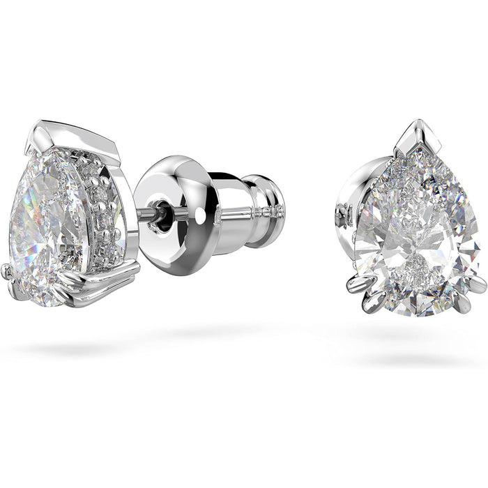 Swarovski Womens Millenia Crystal Jewelry Collection Clear Trilliant & Pear Cut Crystals Rhodium Tone Finish Earring - 5636713