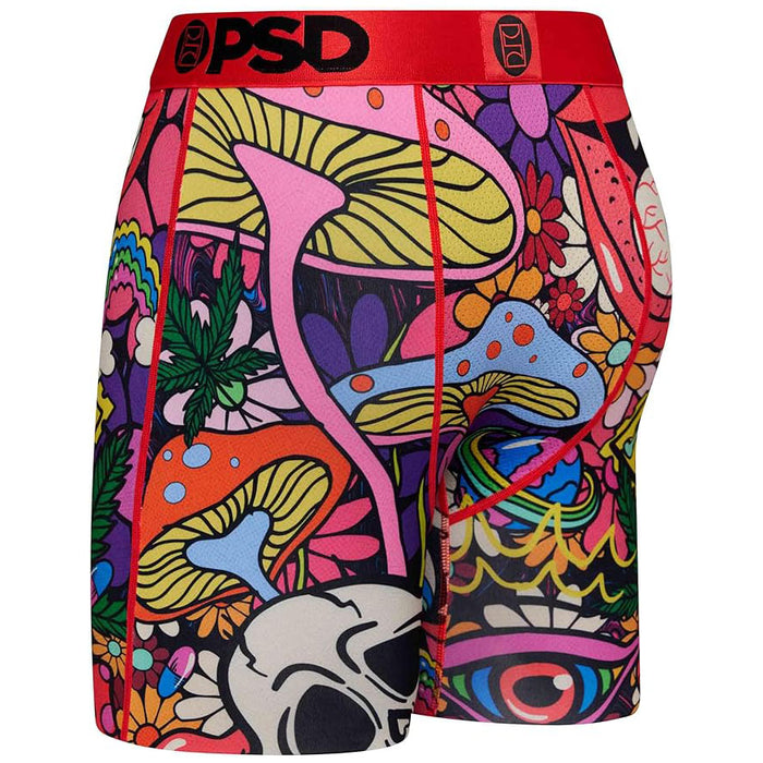 PSD Men's Multicolor Moisture-Wicking Fabric Head Trip Boxer Brief Medium Underwear - 423180031-MUL-M