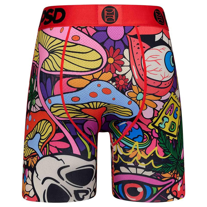 PSD Men's Multicolor Moisture-Wicking Fabric Head Trip Boxer Brief Extra Large Underwear - 423180031-MUL-XL