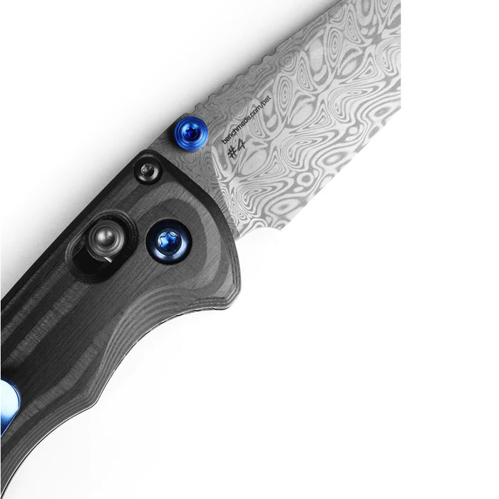 Benchmade Wharncliffe Blade Unidirectional Carbon Fiber Handles Gold Class Full Immunity AXIS Folding Knife - BM-290-241