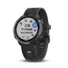 Garmin Forerunner 645 Music GPS Unisex Slate Silicone Band Digital Dial Running Smartwatch - 010-01863-22 - WatchCo.com