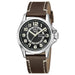 Luminox Men's Field Automatic 1800 Series Brown Leather Band Black Analog Dial Watch - XL.1801.NV - WatchCo.com