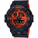 Casio Men's G-Shock Black Resin Band Orange Analog-Digital Dial Quartz Watch - GA-700BR-1ACR - WatchCo.com