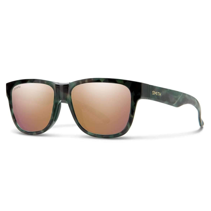 Smith Lowdown Slim 2 Men's Camo Tort Frame Rose Gold Polarized Lens Square Sunglasses - 201044PHW519V