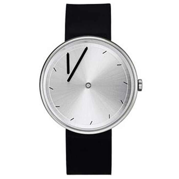 Projects Watches (Johannes Lindner) - Twirler Steel Silicon Unisex Silver Watch - 7320G