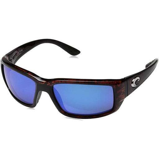 Costa Del Mar Mens Fantail Tortoise Frame Grey Blue Mirror 580G Polarized Lens Sunglasses - TF10OBMGLP - WatchCo.com