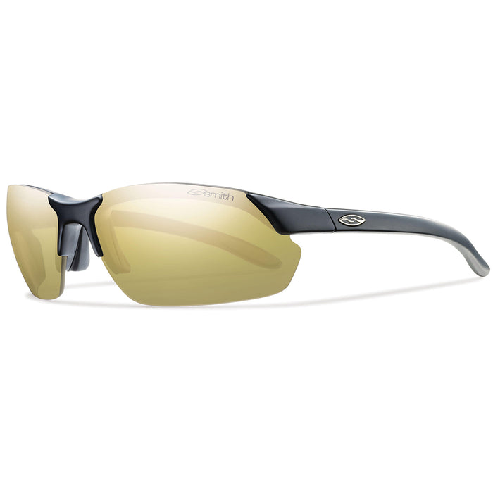 Smith Mens Parallel Max Matte Black / Gold Polarized Mirror Sunglasses - PMPPGDMMB