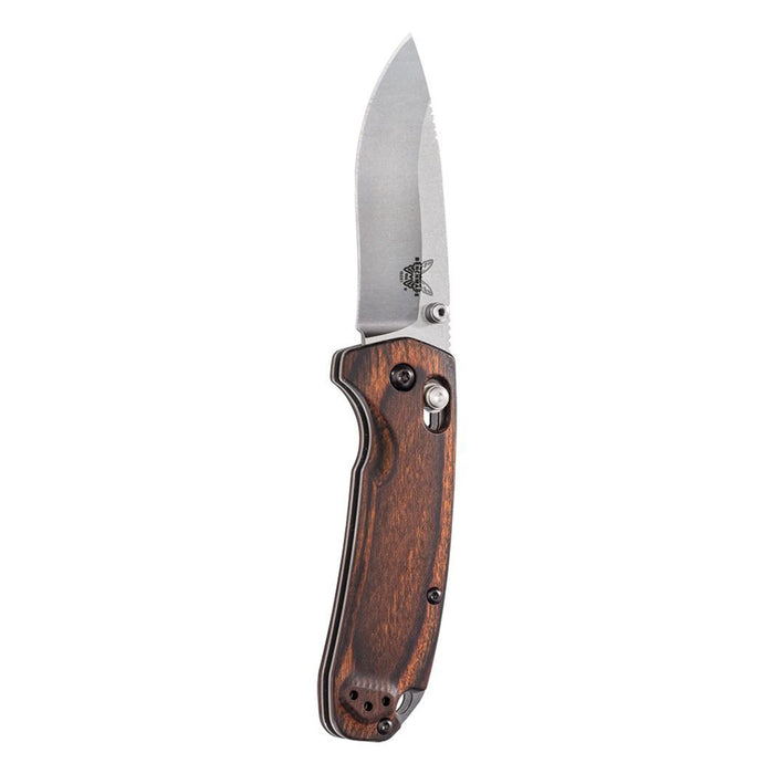 Benchmade North Fork Folding S30V Blade Stabilized Wood Handle Knives - BM-15031-2