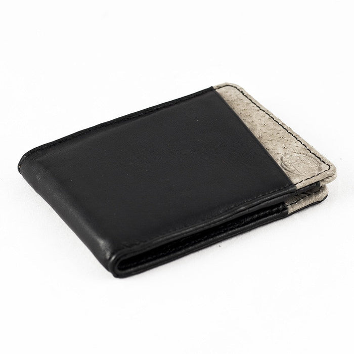 Orchill Mens Micro Black / Grey Leather Wallet - 11212008