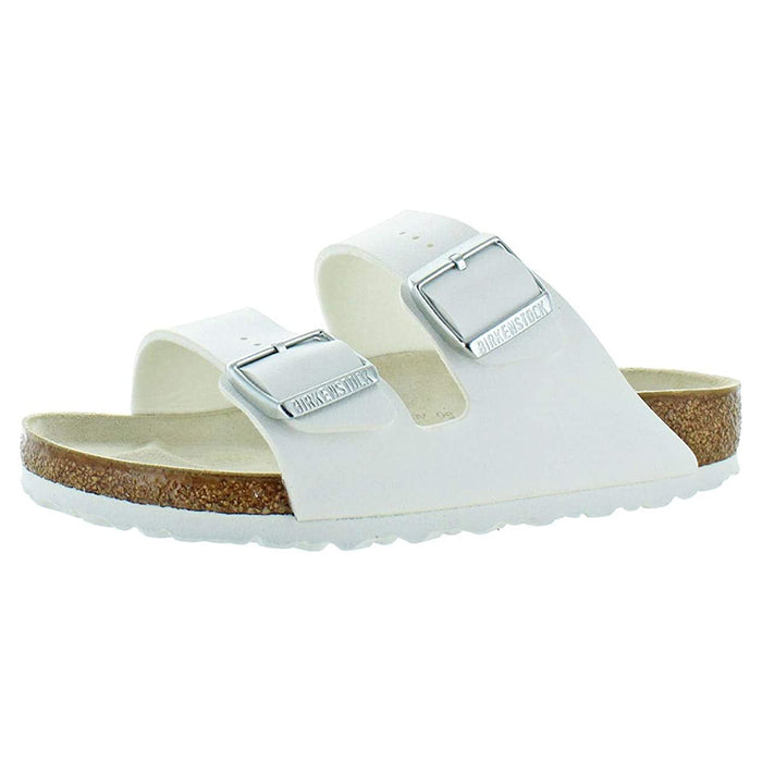 Birkenstock Unisex White EUR 40 Narrow Arizona Sandals - 51733-40