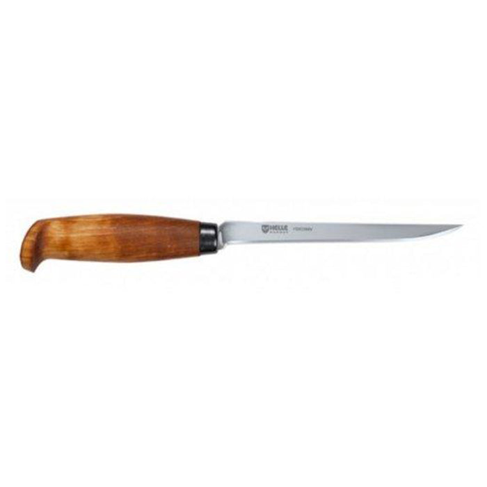 Helle Tollekniv Stainless Steel Fixed Blade Birch Wood Handle Knife - HELLE61