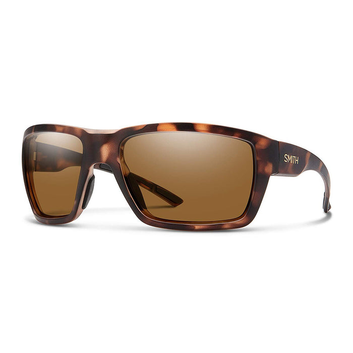 Smith High-Water Men's Matte Tortoise Frame Brown ChromaPop PLUS Polarized Lens Wrap Sunglasses - 201275N9P64L5