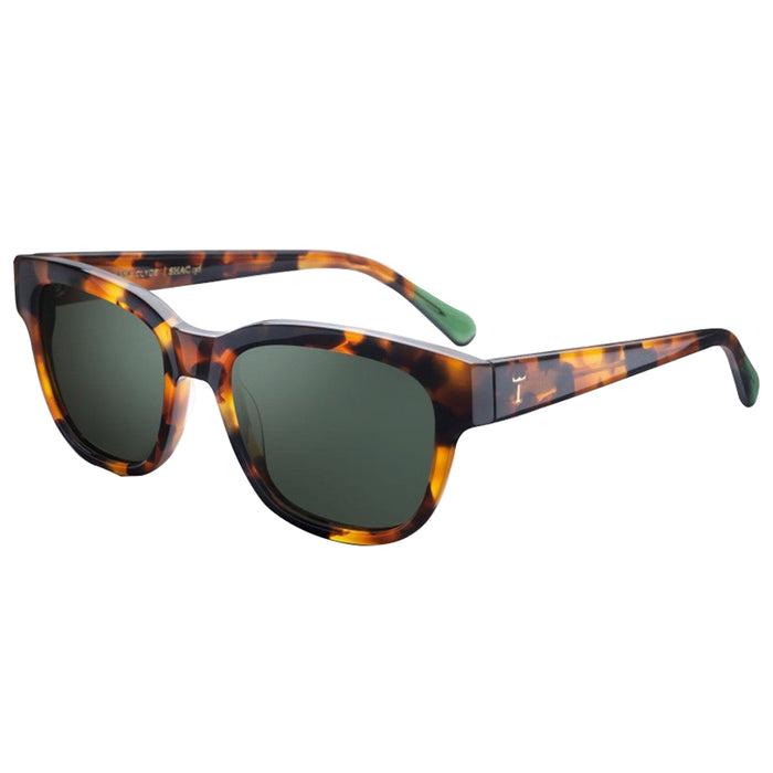 Triwa Havana Clyde Tortoise / Green Sunglasses - SHAC156