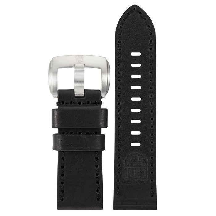 Luminox Men's F-35 Lighting II™ Series Black Leather Strap Stainless Steel Buckle Watch Band - FEX.9400.21Q.K