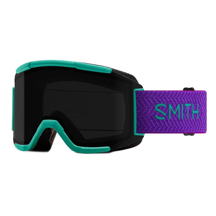 Smith Optics Squad Unisex Jade Block Frame ChromaPop™ Sun Black Lens Sports Snowmobile Goggles - M0066823J994Y
