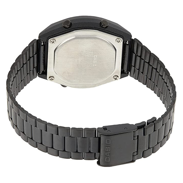 Casio Mens Black Stainless Steel Band Digital Quartz Watch - B640WBG-1BDF