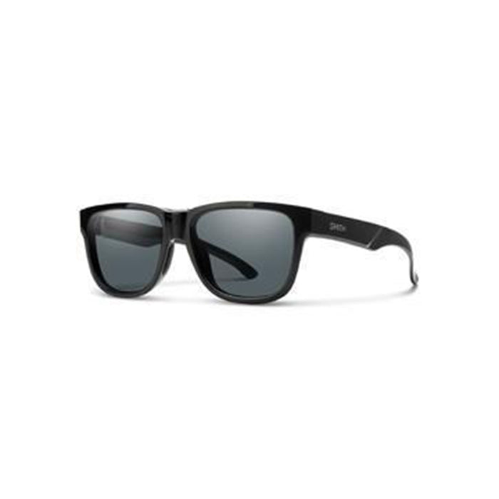 Smith Lowdown Slim 2 Men's Black Frame Gray Polarized Lens Square Sunglasses - 20104480751M9