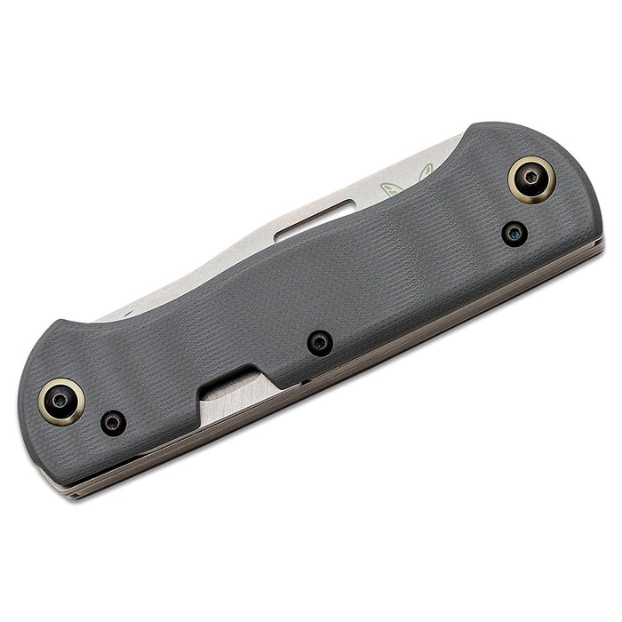 Benchmade Cool Gray G10 Handles Weekender Satin Clip Point and Drop Point Slipjoint Folding Lock System - BM-317