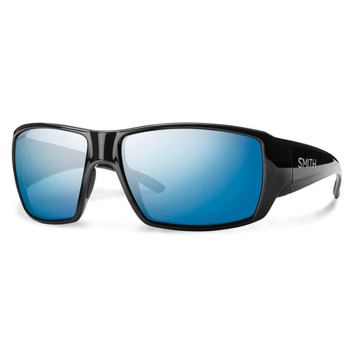 Smith Guide's Choice Black Frame Polarized Blue Mirror Lens Sunglass - GCGPUGMBLK