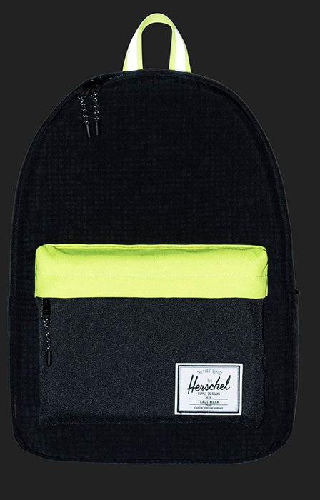 Herschel Black Enzyme Ripstop/Black/Safety Yellow One Size Classic X-Large Backpack - 10492-04886-OS