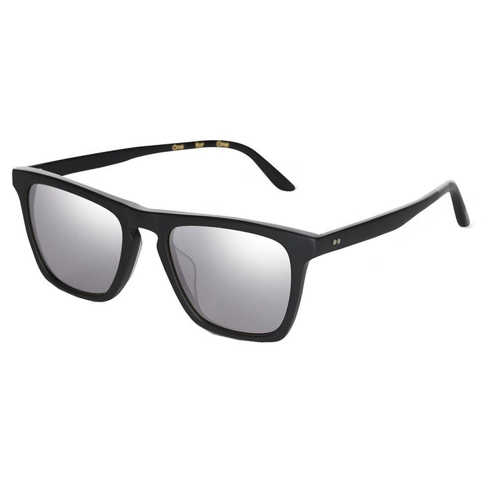 Womens Black Frame Violet Lens Square Sunglasses - 10012321