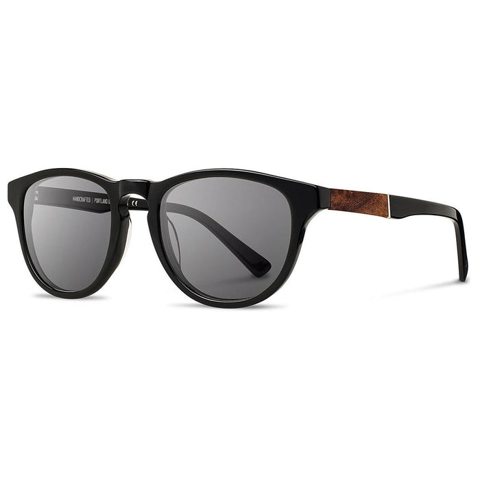 Shwood Francis Fifty Fifty Black / Grey Sunglasses - WAFBELG