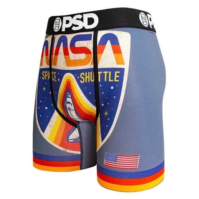 PSD Vintage NASA Space Shuttle Mens Athletic Boxer Briefs Small Underwear - E11911020-BLU-S