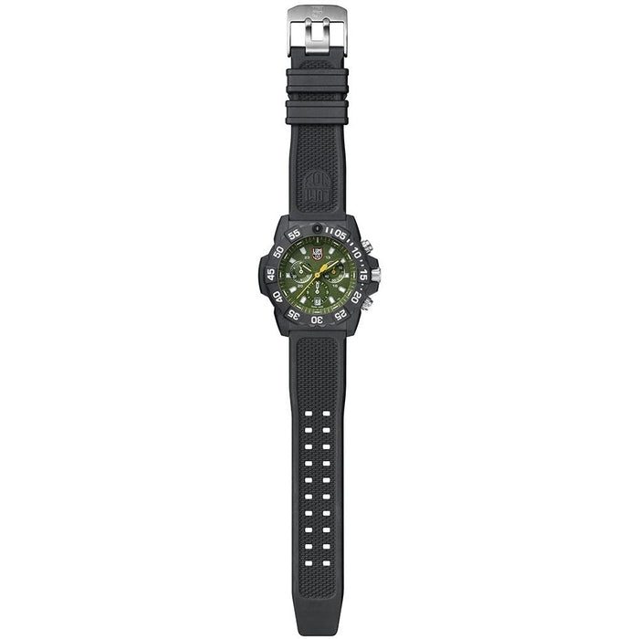 Luminox Men's Navy Seal 3580 Series Chronograph Black Rubber Strap Green Analog Dial Quartz Watch -  XS.3597 - WatchCo.com
