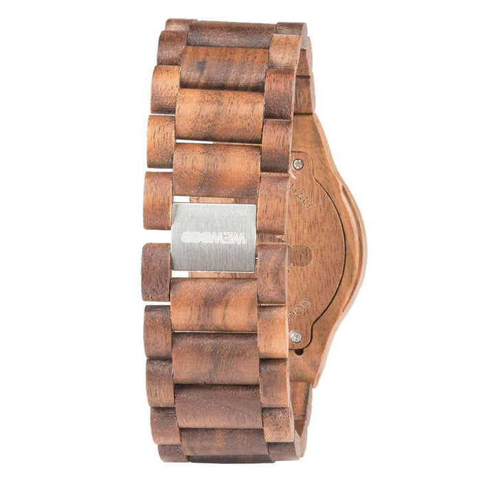 WeWood Mens Kardo Nut Wood Case and Bracelet Wood Watch - WKARDONUT
