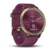 Garmin Unisex Vivomove HR Berry Silicone Band Hybrid Display Smart Watch - 010-01850-17 - WatchCo.com