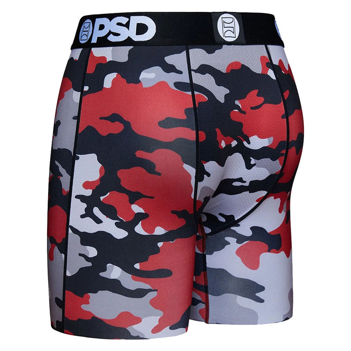 PSD Men's Black Warface Jet Boxer Briefs Underwear - 422180095-BLK