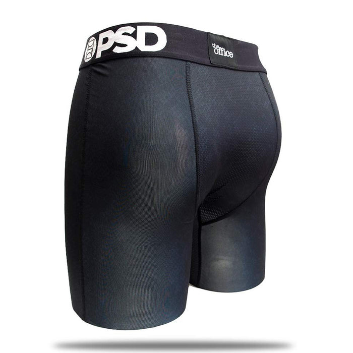 PSD The Office Mens Athletic Boxer Briefs Large Black Underwear - E11911038-BLK-L