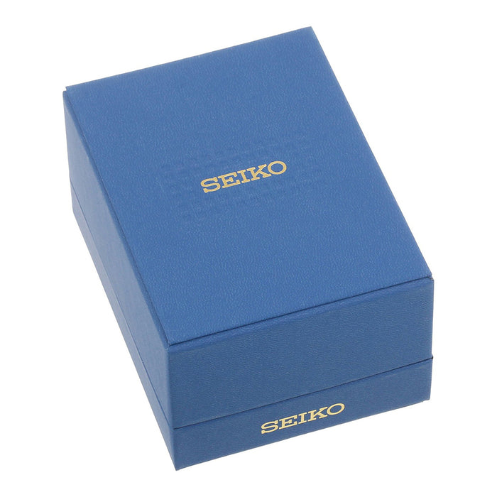 Seiko Womens Solar Stainless Steel Case Leather Strap White Dial Gold Watch - SUP250