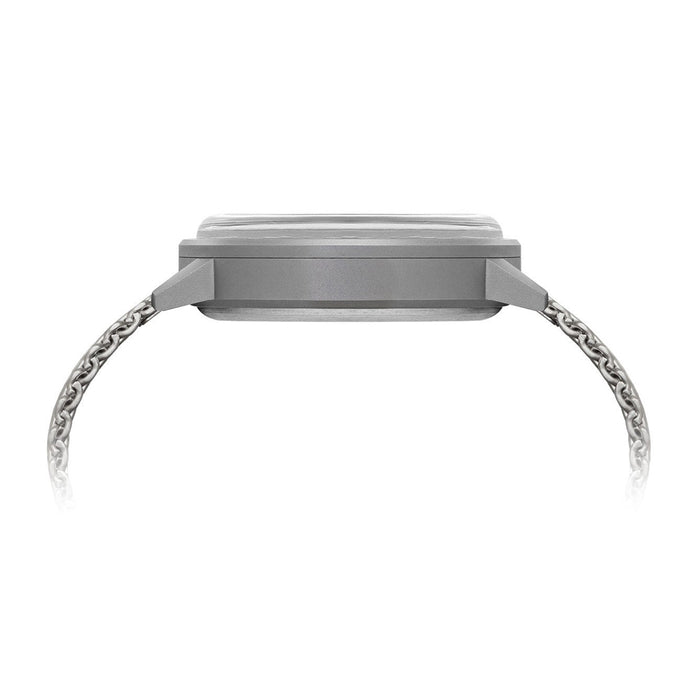 Tsovet Unisex Stainless Steel Case and Mesh Bracelet White Dial Silver Watch - SC111501-40