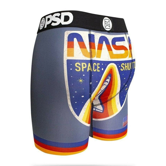 PSD Vintage NASA Space Shuttle Mens Athletic Boxer Briefs Small Underwear - E11911020-BLU-S