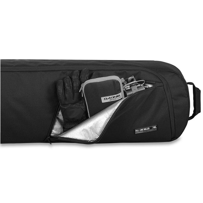 Dakine Unisex Fall Line Ski Roller Bag 175 cm Black Ski Bag - 10001459-175-BLACK