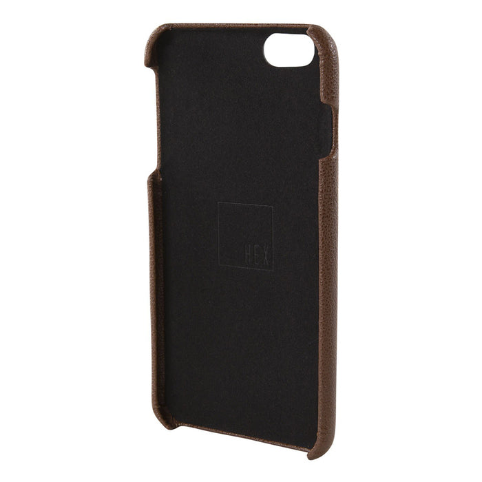 HEX Solo iPhone 6 Plus Dark Brown Leather Wallet and Phone case - HX1836-DKBN