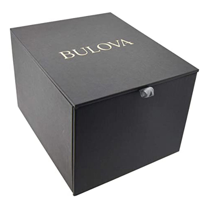 Bulova Precisionist Mens Black Nylon Band Black Quartz Dial Watch - 97B178