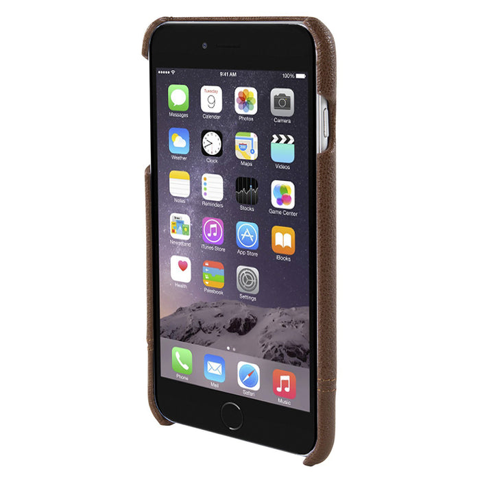 Hex Focus Case for iPhone 6 Plus Dark Brown Leather Phone case - HX1837-DKBN