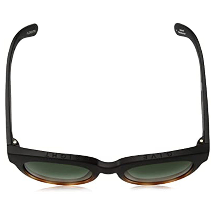 TOMS Womens Matte Black Tortoiseshell Florentine Round Sunglasses - 10011211