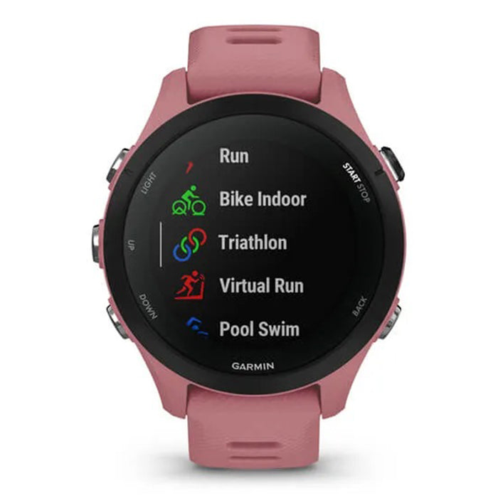 Garmin Forerunner 255S Light Pink Smaller Advanced Insights Long-Lasting Battery GPS Running Smartwatch - 010-02641-03