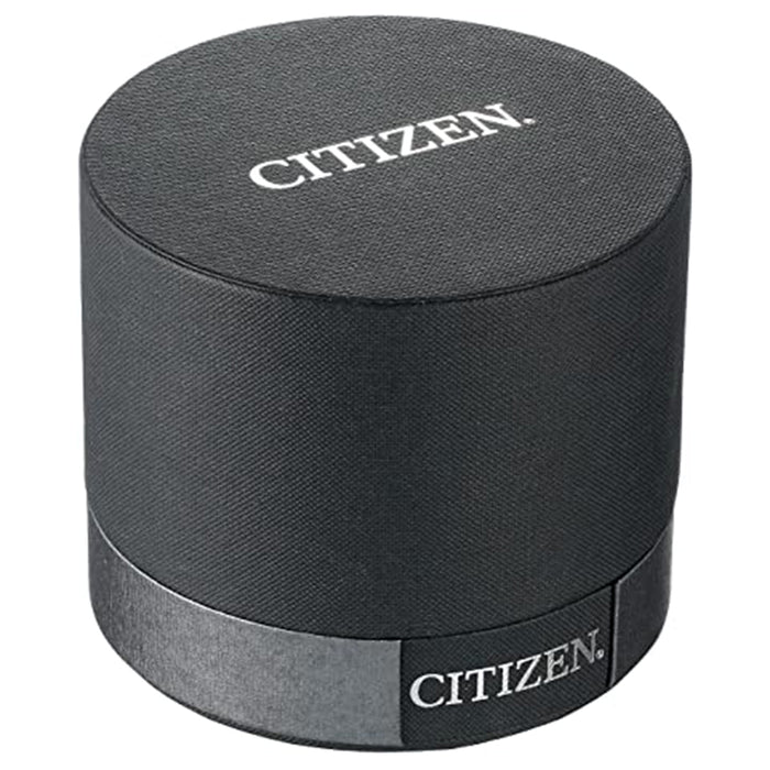 Citizen Mens Quartz Black Dial Gold-stainless Steel Bracelet Day Date Watch - BF2013-56E