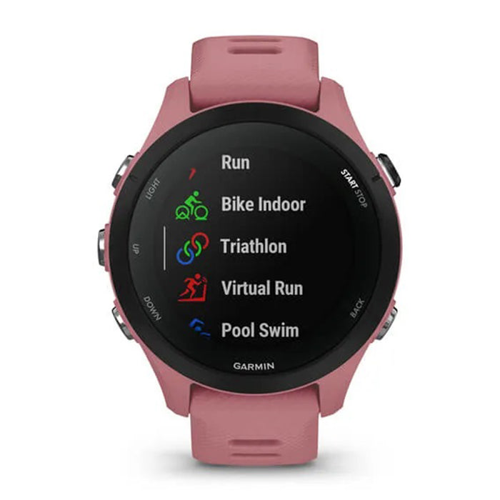 Garmin Forerunner 255S Light Pink Smaller Advanced Insights Long-Lasting Battery GPS Running Smartwatch - 010-02641-03