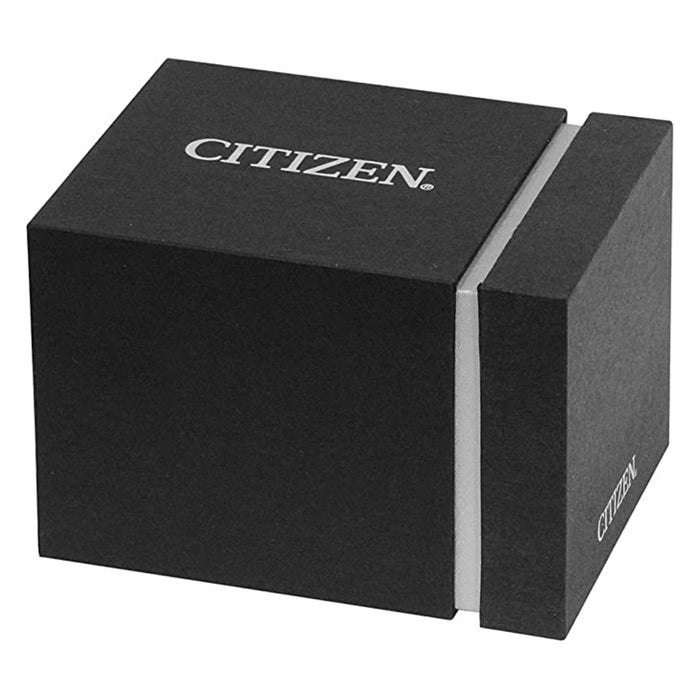 Citizen Mens Red Dial Black Rubber Band Quartz Watch - BN0159-15X