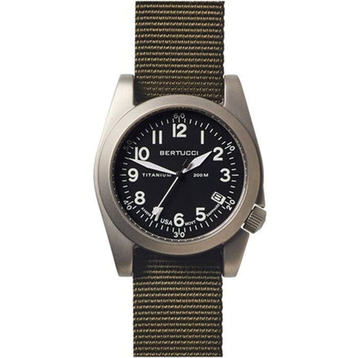 Bertucci A-11T Americana Men's Defender Olive Nylon Watches | WatchCo.com