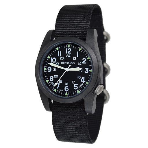 Bertucci Men's Black Dial Band Nylon Sapphire Watches | WatchCo.com