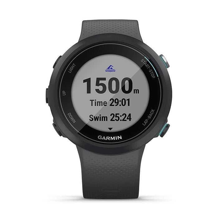 Garmin Swim 2 GPS Unisex Slate Silicone Band Digital Dial Swimming Smartwatch